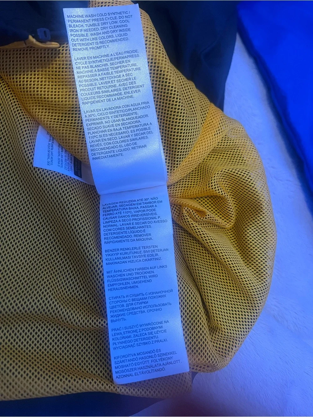 Levi's x Peanut Windbreaker with Blue, Yellow & Green Accents